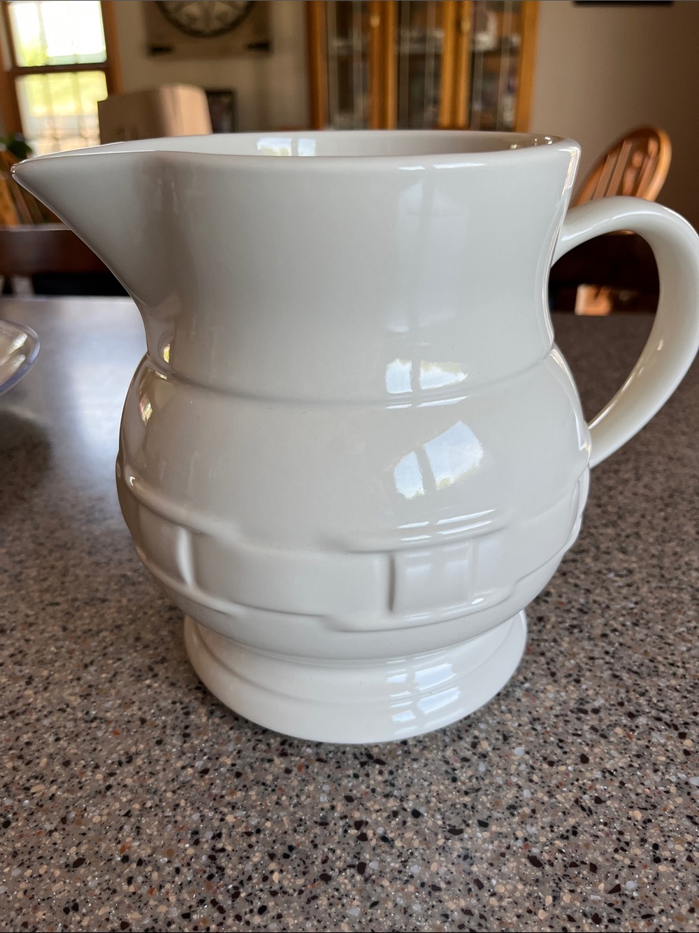 Longaberger large Pottery Pitcher